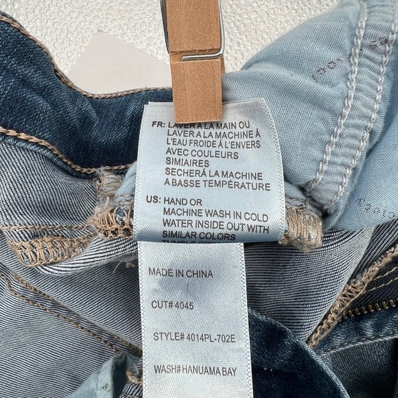 NWT Articles of Society Super Soft Blue Cropped Distressed Jeans Size 25 Womens - Picture 10 of 13